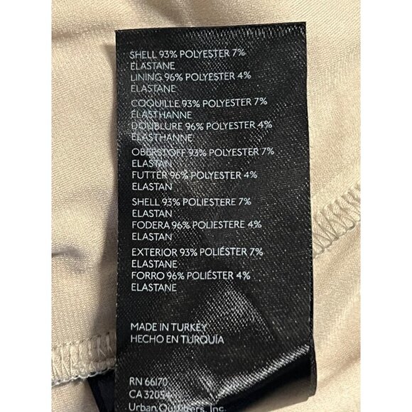 Anthropologie Top Blouse Medium Animal Square Neck Puff Short Sleeve Ruched New - Picture 9 of 9